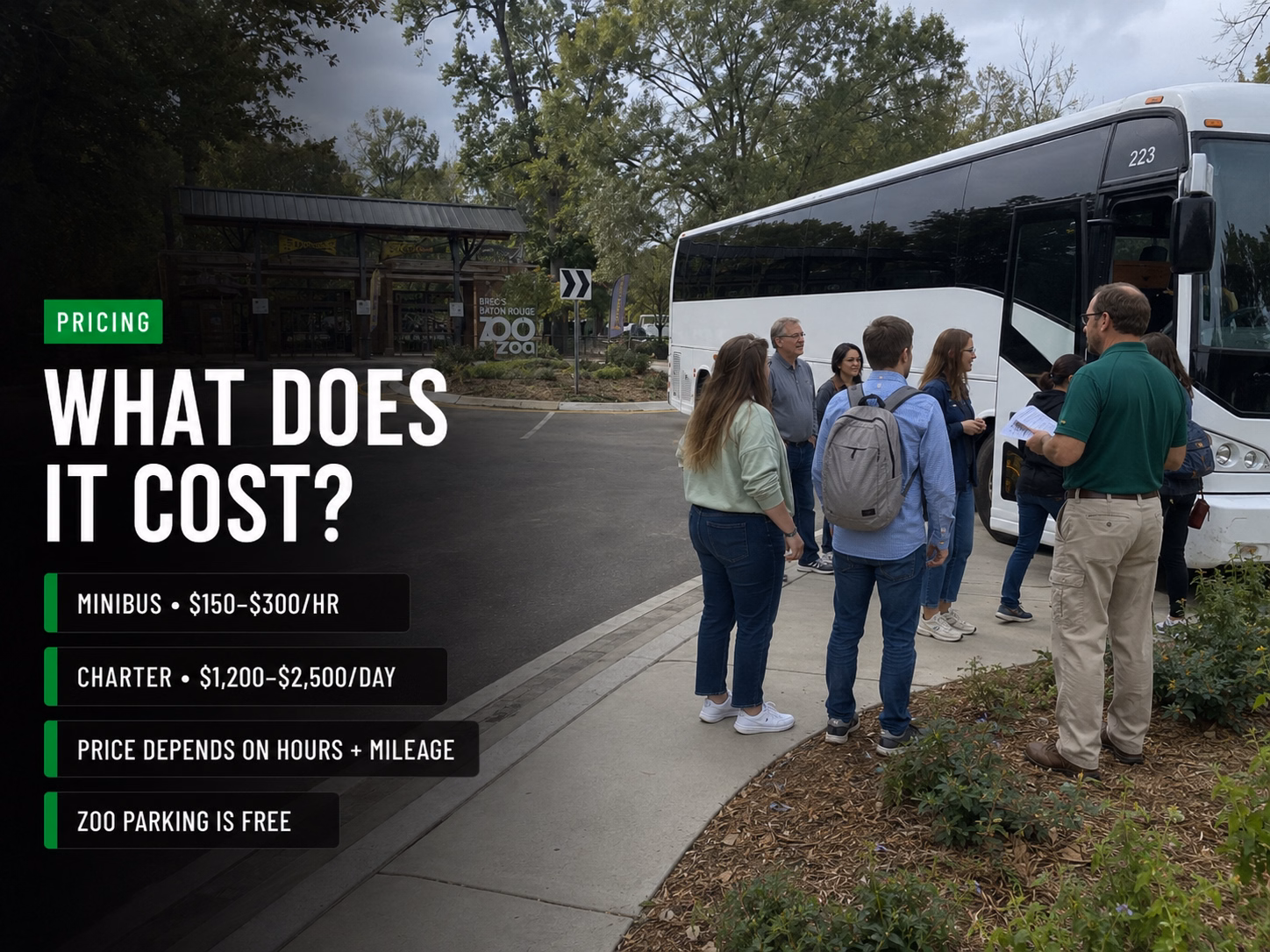 Zoo Bus Cost