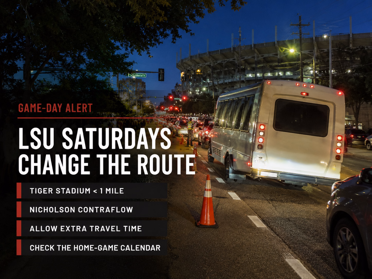 LSU Game Day Conflicts