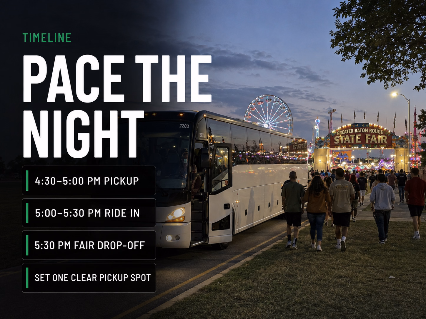 Fair Trip Timeline