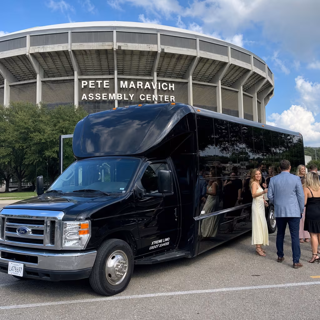 Rent a Bus to Pete Maravich Assembly Center