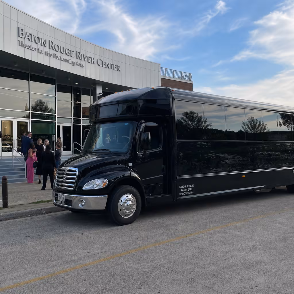 Rent a Bus to Raising Cane's River Center Theatre