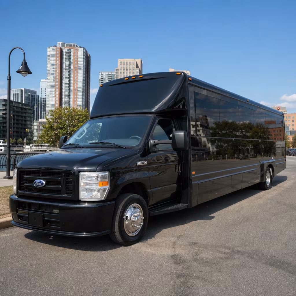 18 Passenger Party Bus Exterior
