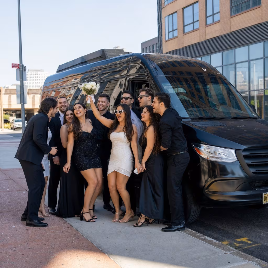 Baton Rouge Bachelor & Bachelorette Transportation fleet vehicle