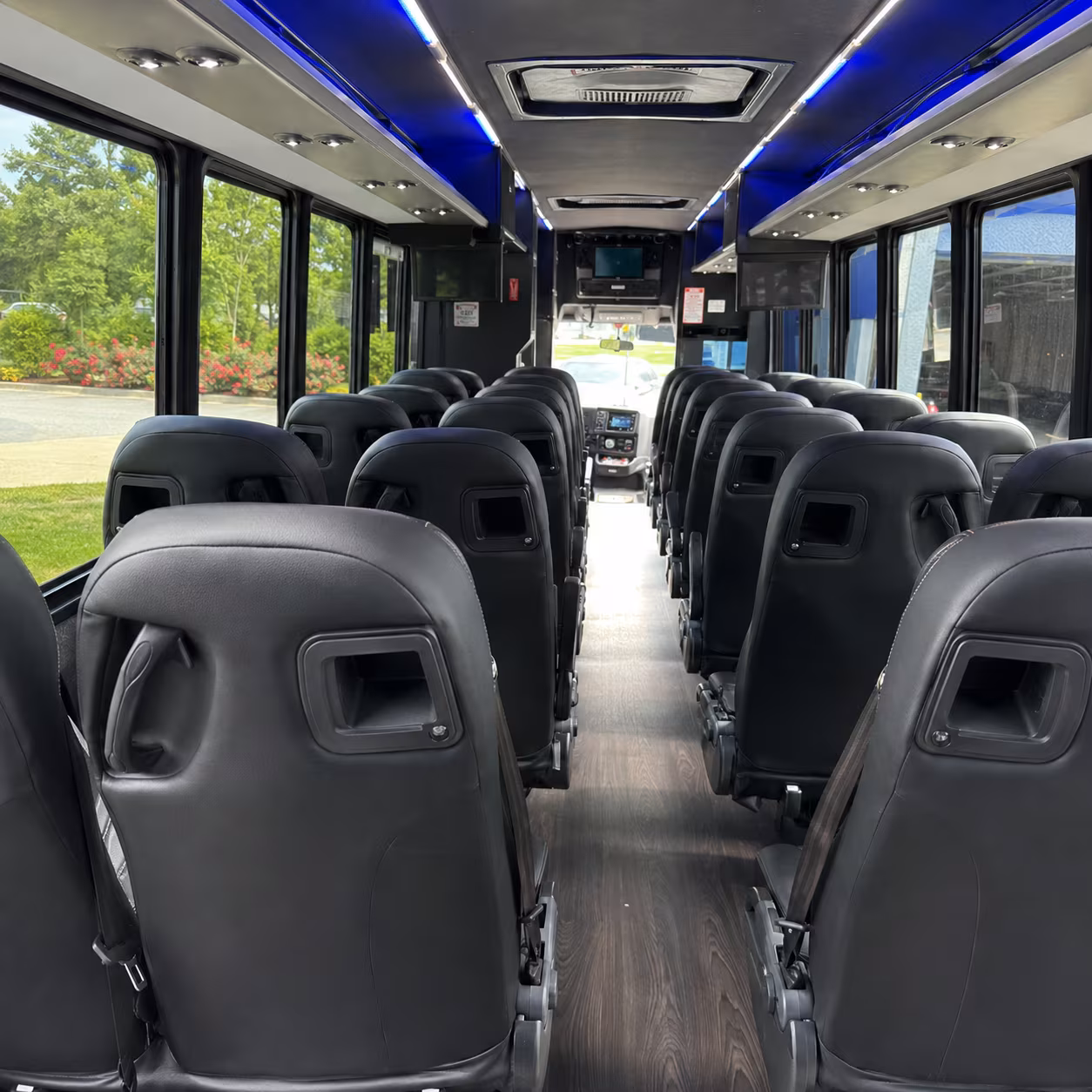 Baton Rouge Airport Shuttle & Transportation party bus exterior