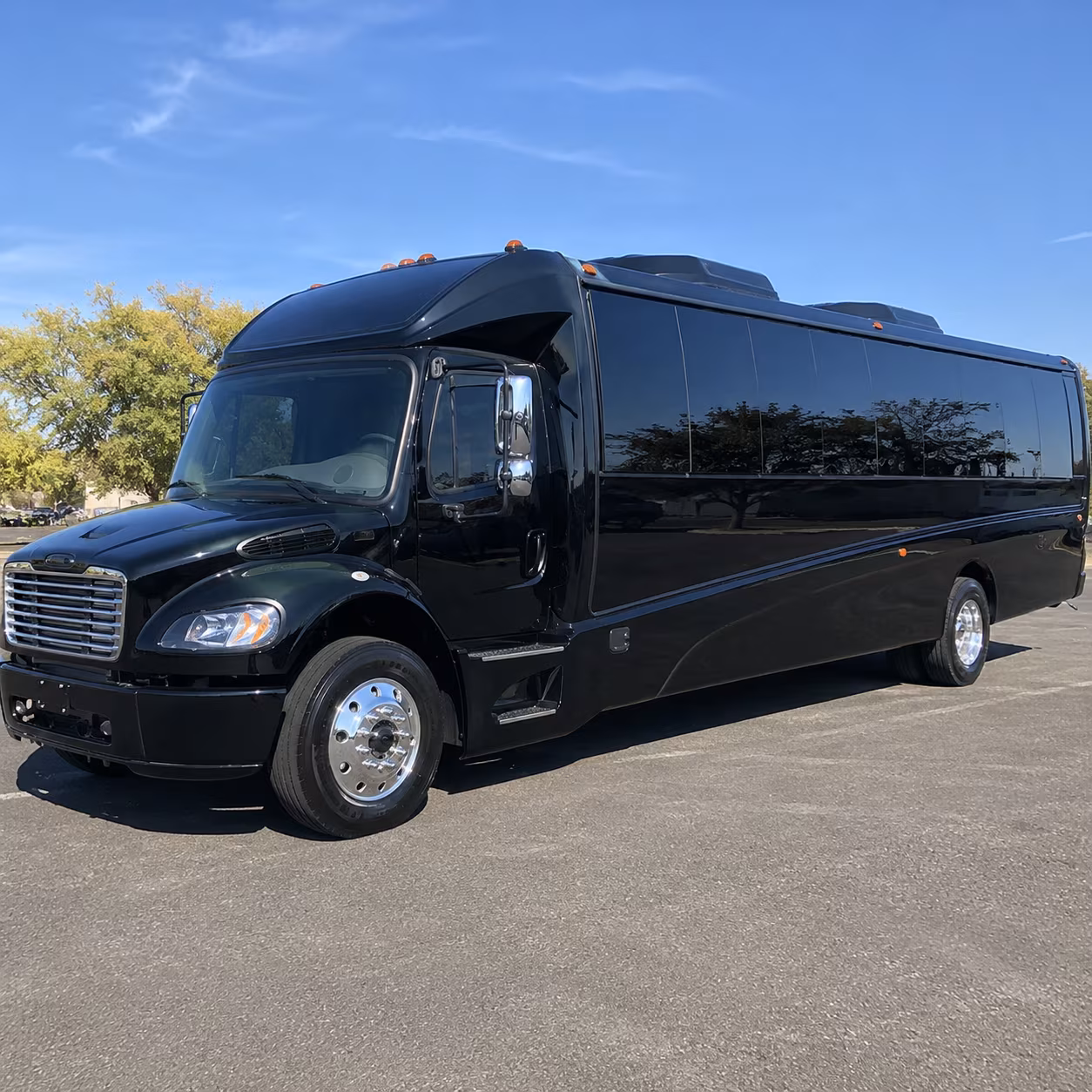 Baton Rouge Airport Shuttle & Transportation party bus exterior