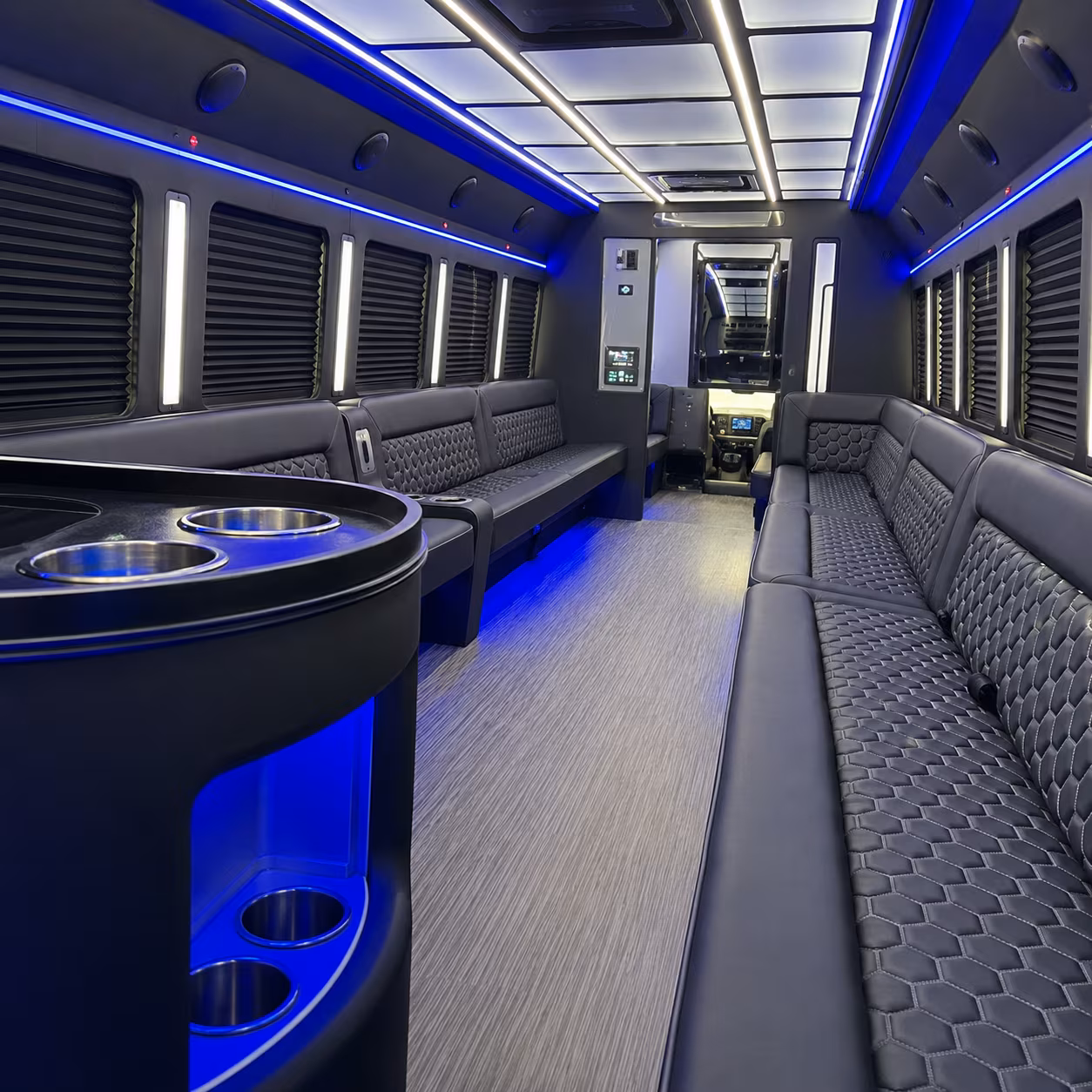 Baton Rouge Bachelor & Bachelorette Transportation party bus exterior