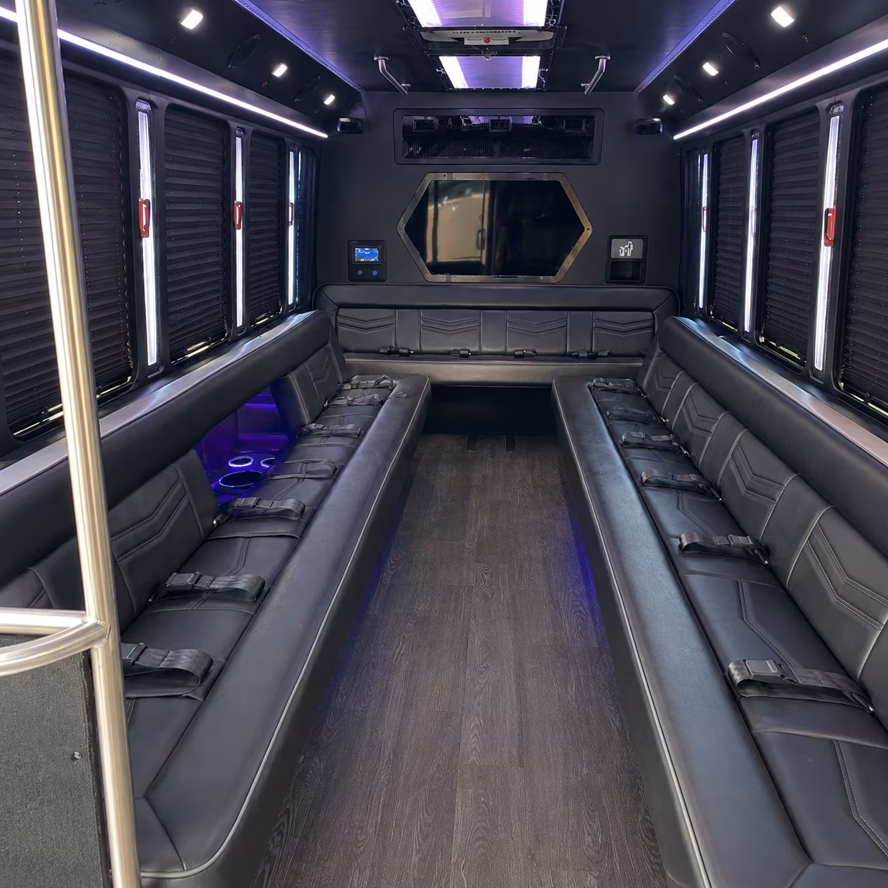 Baton Rouge Bachelor & Bachelorette Transportation party bus exterior