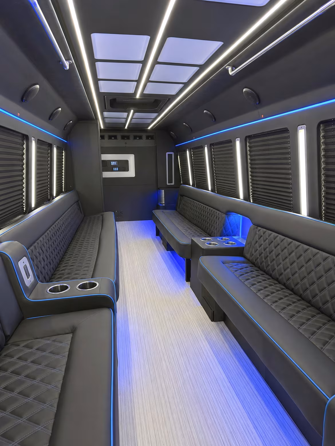 Baton Rouge Concert & Music Festival Transportation party bus interior