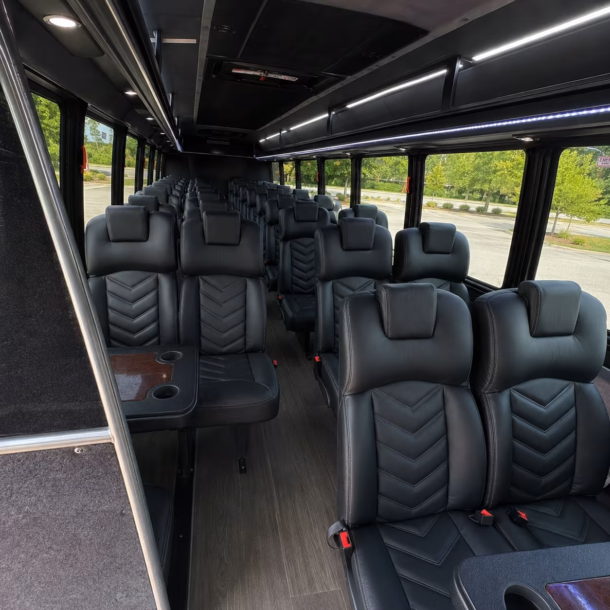 Baton Rouge Corporate Transportation party bus exterior