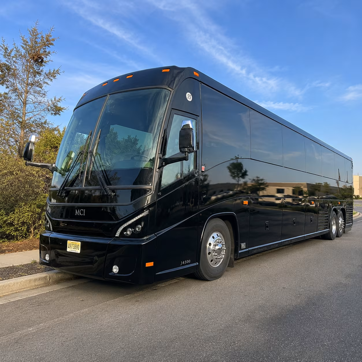 Baton Rouge Corporate Transportation party bus exterior