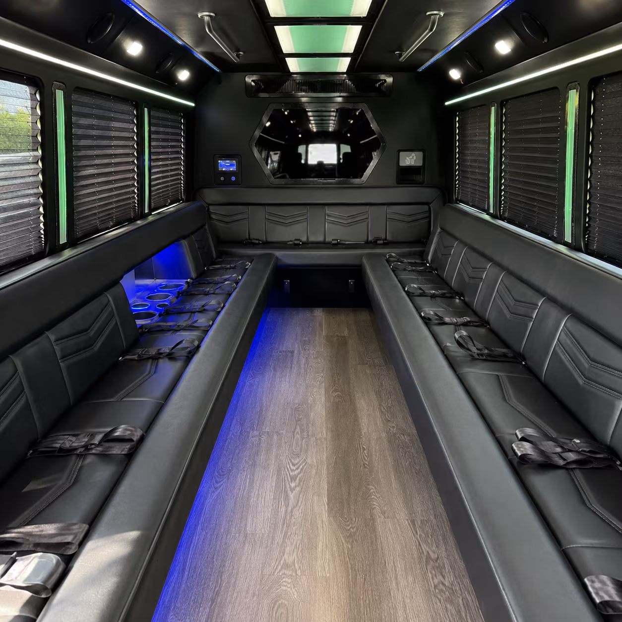 Baton Rouge Prom & Homecoming Transportation party bus exterior