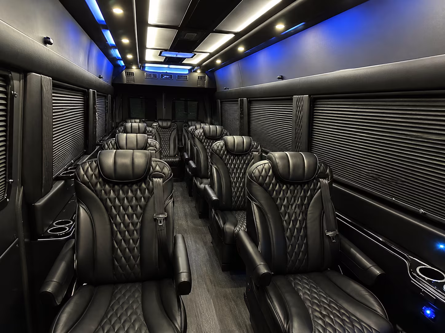Baton Rouge School Event Transportation party bus exterior