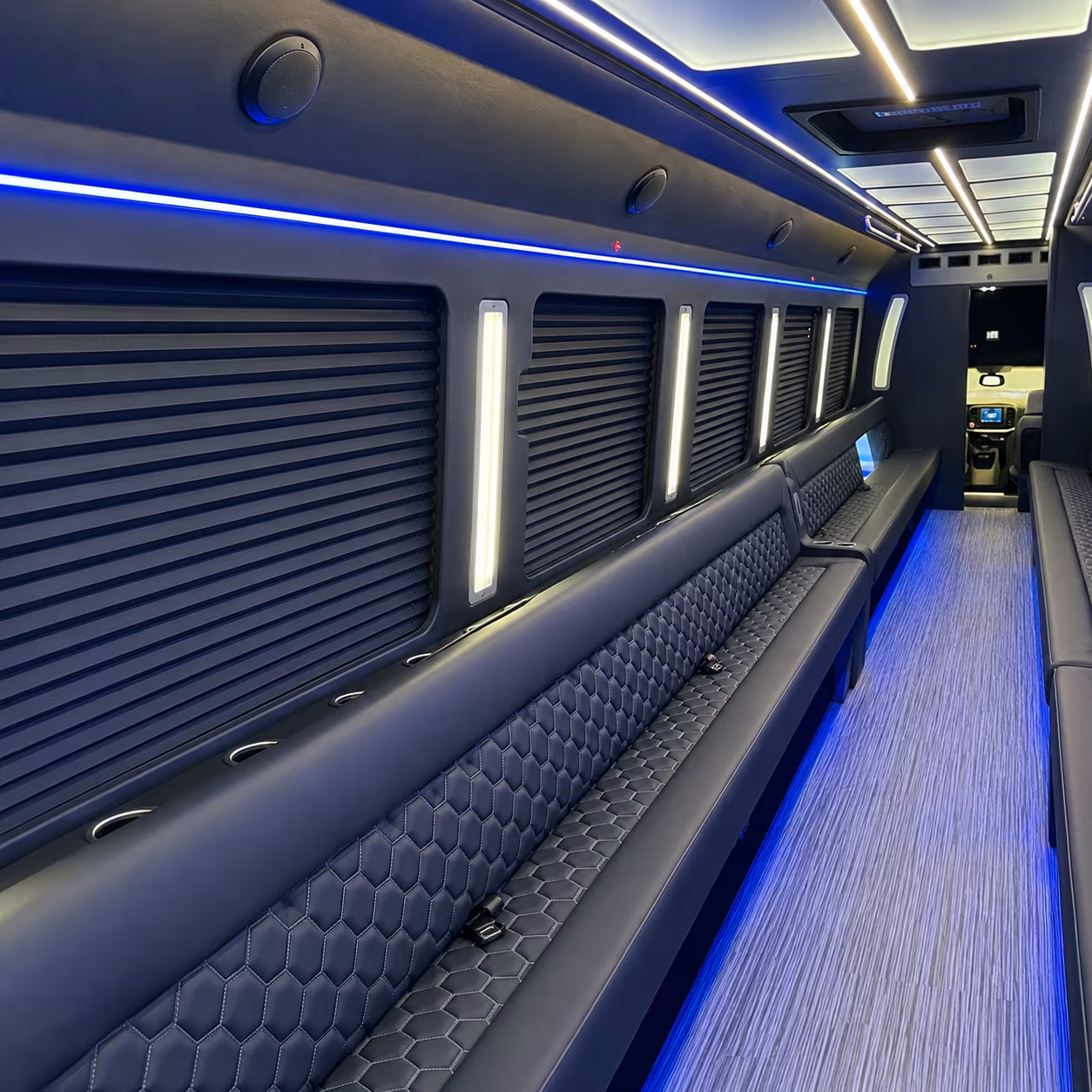 Baton Rouge Sporting Event Transportation party bus exterior