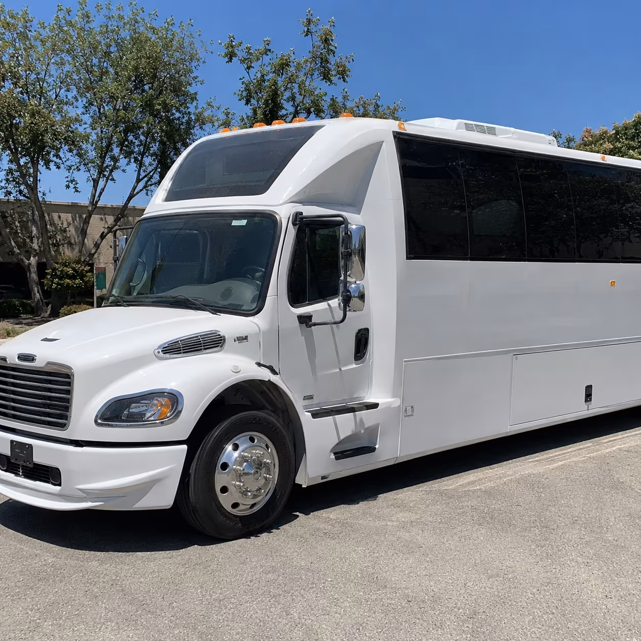 Baton Rouge Wedding Transportation party bus exterior