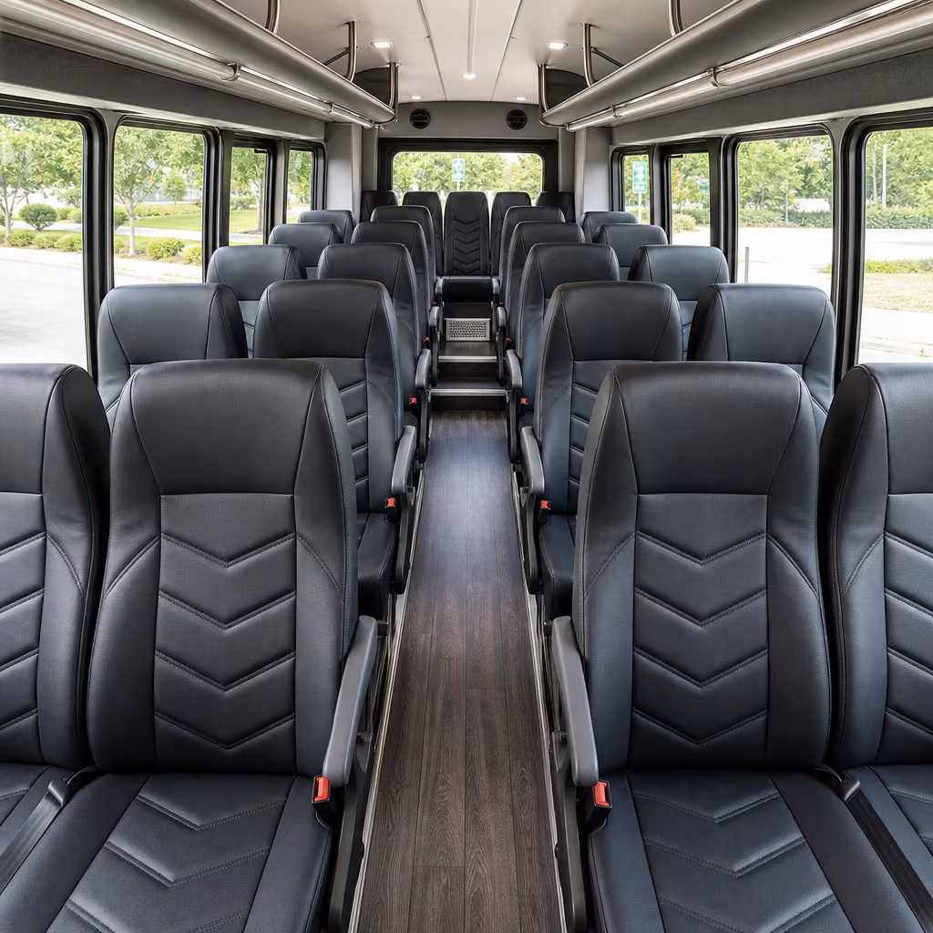 15-35 Passenger Minibus Inside