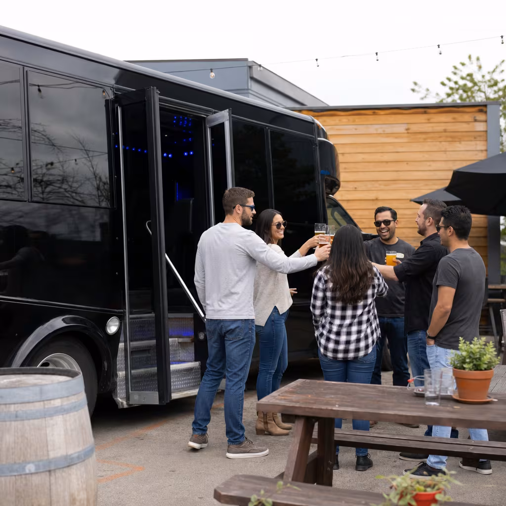 Baton Rouge Winery & Brewery Tour Transportation fleet vehicle